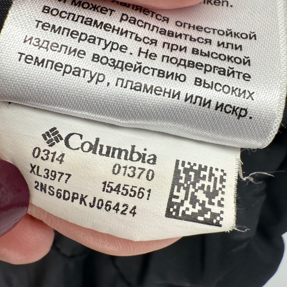 Columbia Omni Shield Puffer Jacket Womans Small Black Powder Lite Insulated Coat - Picture 5 of 13